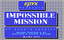 Impossible Mission - Epyx 1984