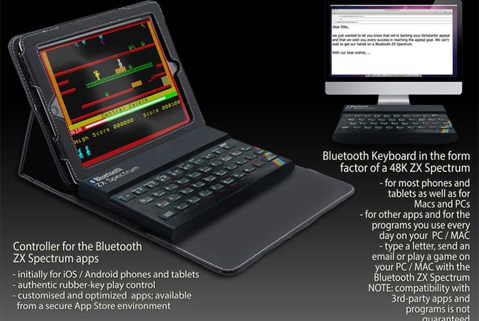Bluetooth ZX Spectrum als Kickstarter Kampagne