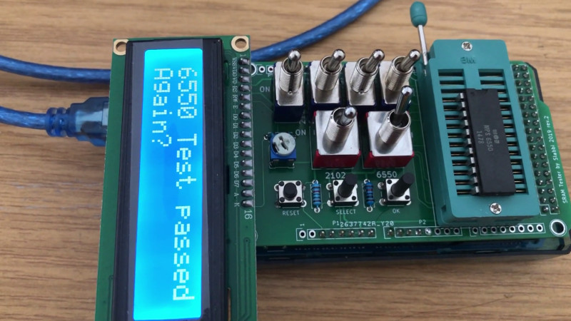 Speichertester für SRAM Chips für Arduino Mega 2560