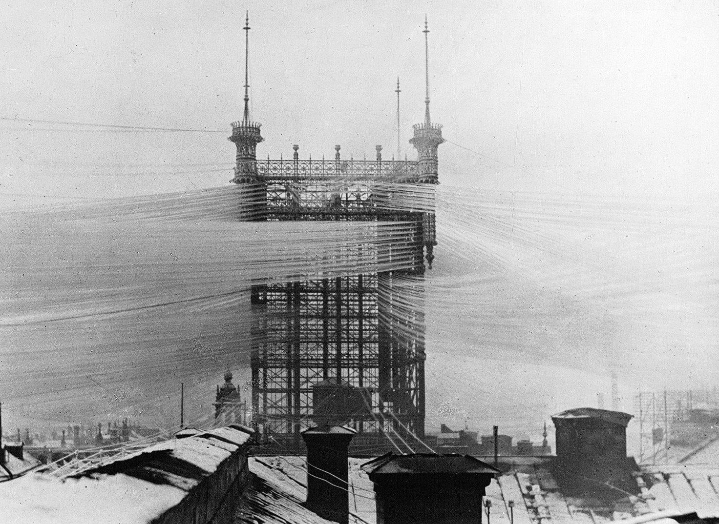 Bild des Tages: Alter Telekommunikationsturm in Stockholm