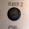 Close-up photo of a knob from PONG, a coin-op video game by Atari, 1972 PONG
