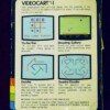 Back of the box of a game for the Channel F, a home video game system by Fairchild 1976 Channel F