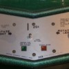 Control panel for 2-player Computer Space, a coin-op video game by Nutting Associates 1973 2-player control panel