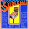 Flyer for Superman pinball game, Atari 1979 Flyer for Superman pinball game, Atari 1979