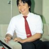 Image of Shigeru Miyamoto, Nintendo video game designer Miyamoto in 1989