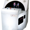 Cabinet for Time Traveler, a holographic laserdisc video game by Sega 1991 Cabinet for Time Traveler, by Sega