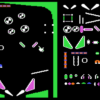 Snap from Pinball Construction Set, a computer pinball simulation by EA 1983 Pinball Construction Set