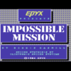 Snap of Impossible Mission, a computer game for the C64 by Epyx 1984 Impossible Mission title screen, C64