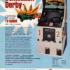 Flyer for Demolition Derby, an arcade video game by Exidy/Chicago Coin 1976 Demolition Derby