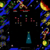 Gameplay snap of Galaga, an arcade video game by Namco/Midway 1981 Galaga