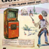 Flyer for Gun Fight, an arcade video game by Midway 1975 Gun Fight