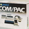 Box for the COM/PAC bundle for Aquarius, a home computer by Mattel 1983 Aquarius