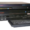 Photo of Halcyon home laserdisc video game system by Rick Dyer, 1985 Halcyon home laserdisc video game system