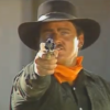 An image from Mad Dog McCree, an arcade laserdisc video game by American Laser Games, 1990 Mad Dog McCree