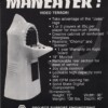 Sales flyer for Maneater, an arcade video game by PSE 1975 Video Terror! Flyer for PSE’s Maneater!