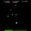 Snap of gameplay from Invaders Revenge, an arcade video game by Zenitone Microsec Invaders Revenge