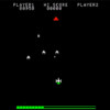 Snap of gameplay from Invaders Revenge, an arcade video game by Zenitone Microsec Invaders Revenge
