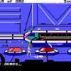 Snap from Space Quest: Chapter 1 – The Sarien Encounter, a computer adventure game by Sierra 1986 Space Quest: Chapter 1 – The Sarien Encounter
