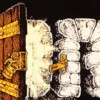 An excerpt from the box cover art of Zork, a computer text adventure game from Infocom, Excerpt from Zork cover art.